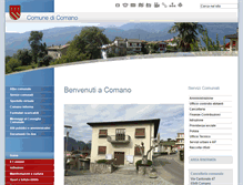 Tablet Screenshot of comano.ch
